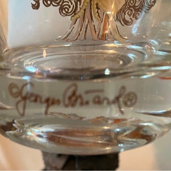 Signed Briard 1950-60’s Designer Glassware - Picture 4 of 6